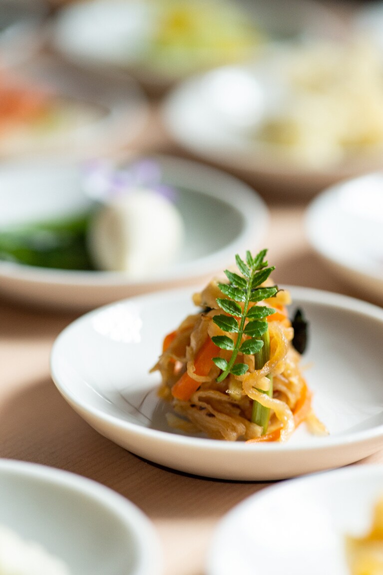 メニュー名を見ずに、まずは食べてみて、五感で感じるのも楽しい。