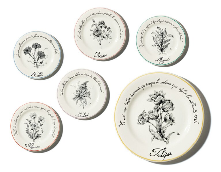 すべてΦ22cm(6枚組)125,000円／ディオール メゾン