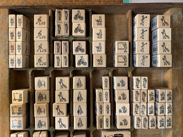 ◆本日印章 TODAY’S STAMP(トゥデイズ・スタンプ) 110元／個～。シリーズでまとめ買いしたくなります。