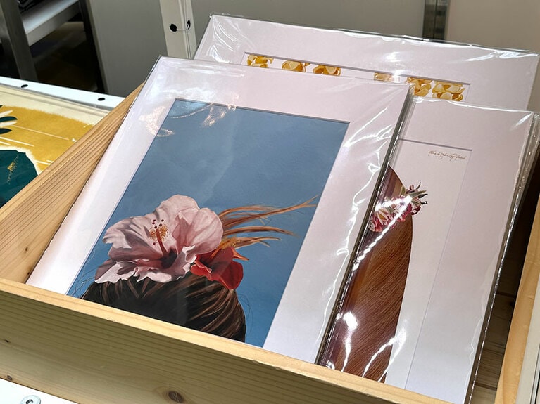 「アロハ・デ・メレ」のアート 6,050円。