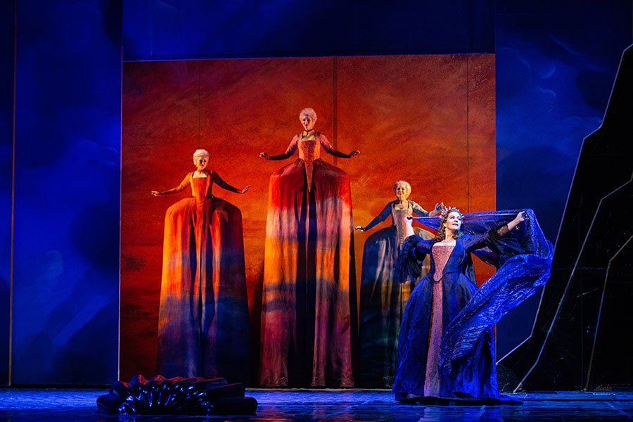 《ナクソス島のアリアドネ》©Marty Sohl／Metropolitan Opera