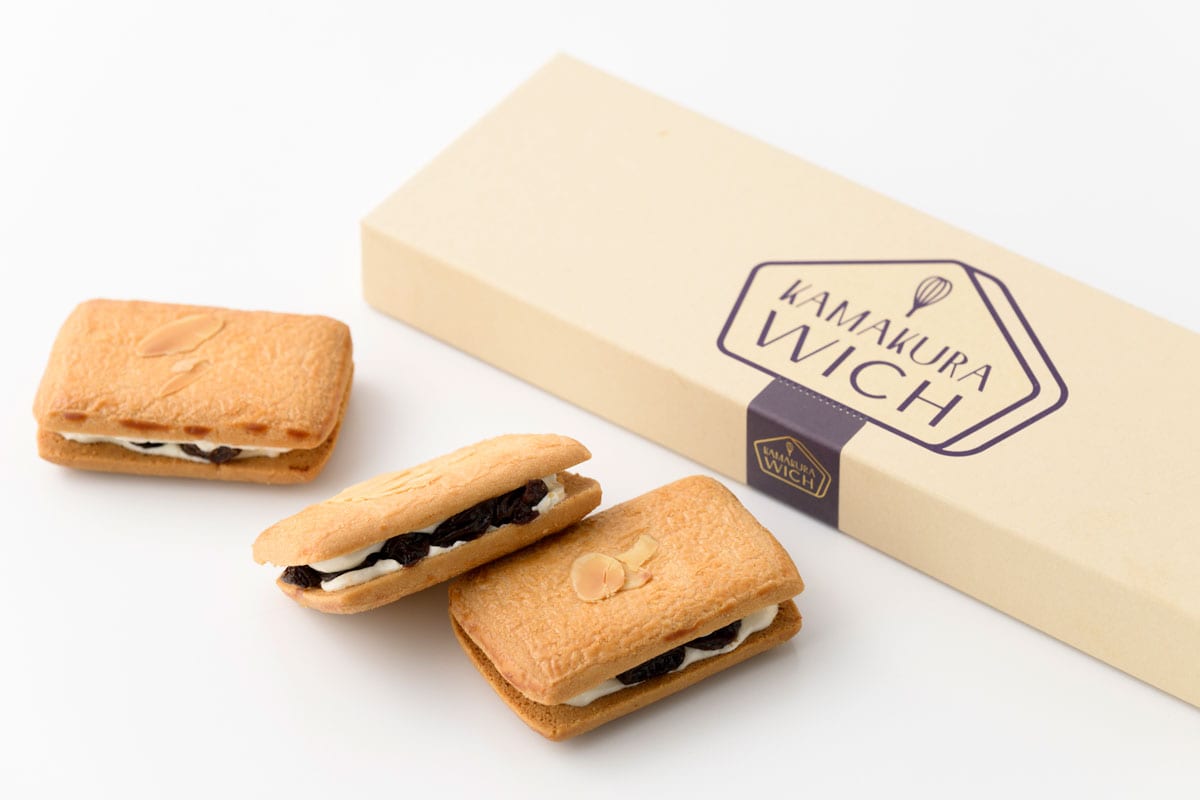 鎌倉ウィッチ（ラムレーズン）880円（5個入り）。