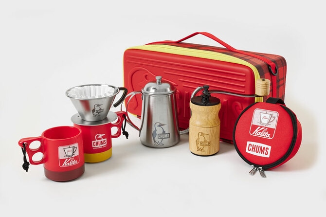 chumsチャムス ホーローケトル&カップ2個セット チャムス 琺瑯