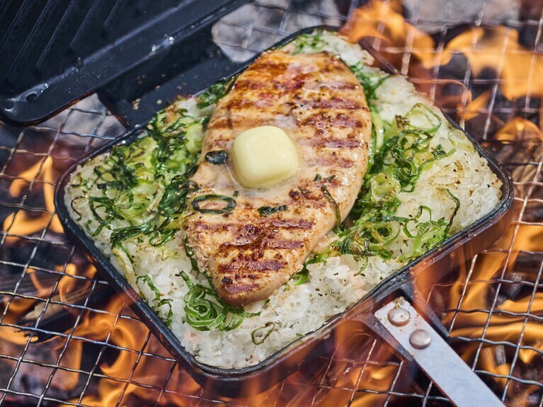 焼き明太子バターライス。