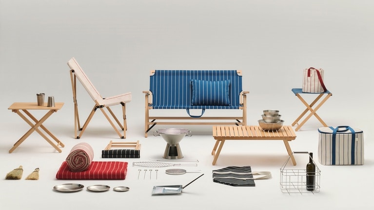 家具やライフスタイルグッズなど、シンプルで長く使える30点以上のアイテムがラインナップ。