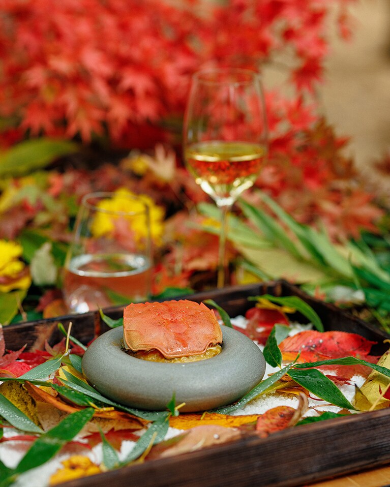 酒米を使ったリゾット。