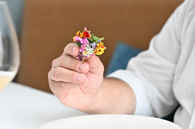 まるで小さなブーケ。