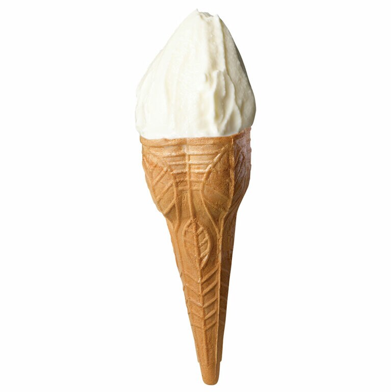 まきばのジェラート 保存料不使用。シングル 300円／レークヒル・ファーム