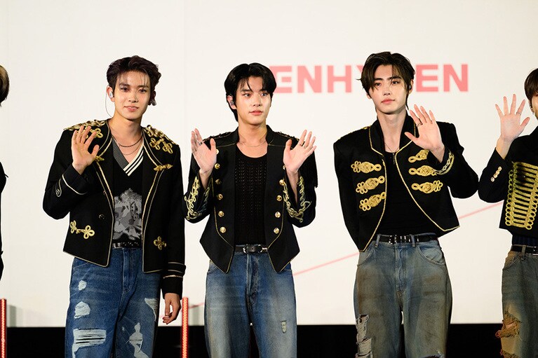 右からHEESEUNG、JAKE、SUNGHOON