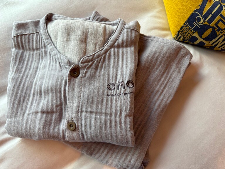 肌ざわりのいいパジャマに着替えて、おやすみなさい。