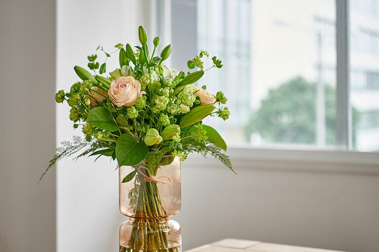 つぼみが多ければより長く花束を楽しめる。