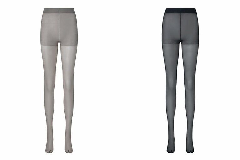 シアータビストッキング 990円。左から、04 GRAY、09 BLACK。