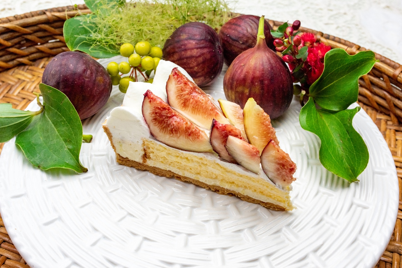 「イチジクのタルト ～ショートケーキ風～」1ピース1,310円。