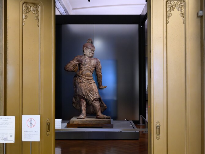 金剛力士　面　吽形　年代物 金剛力士 面 吽形 年代物 - 工芸品オンライン