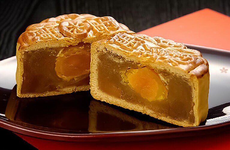 萬珍樓　大通り売店　蛋黄大月餅