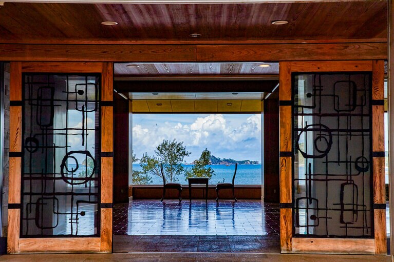 壱岐リトリート海里村上［長崎／湯本温泉］エントランス。