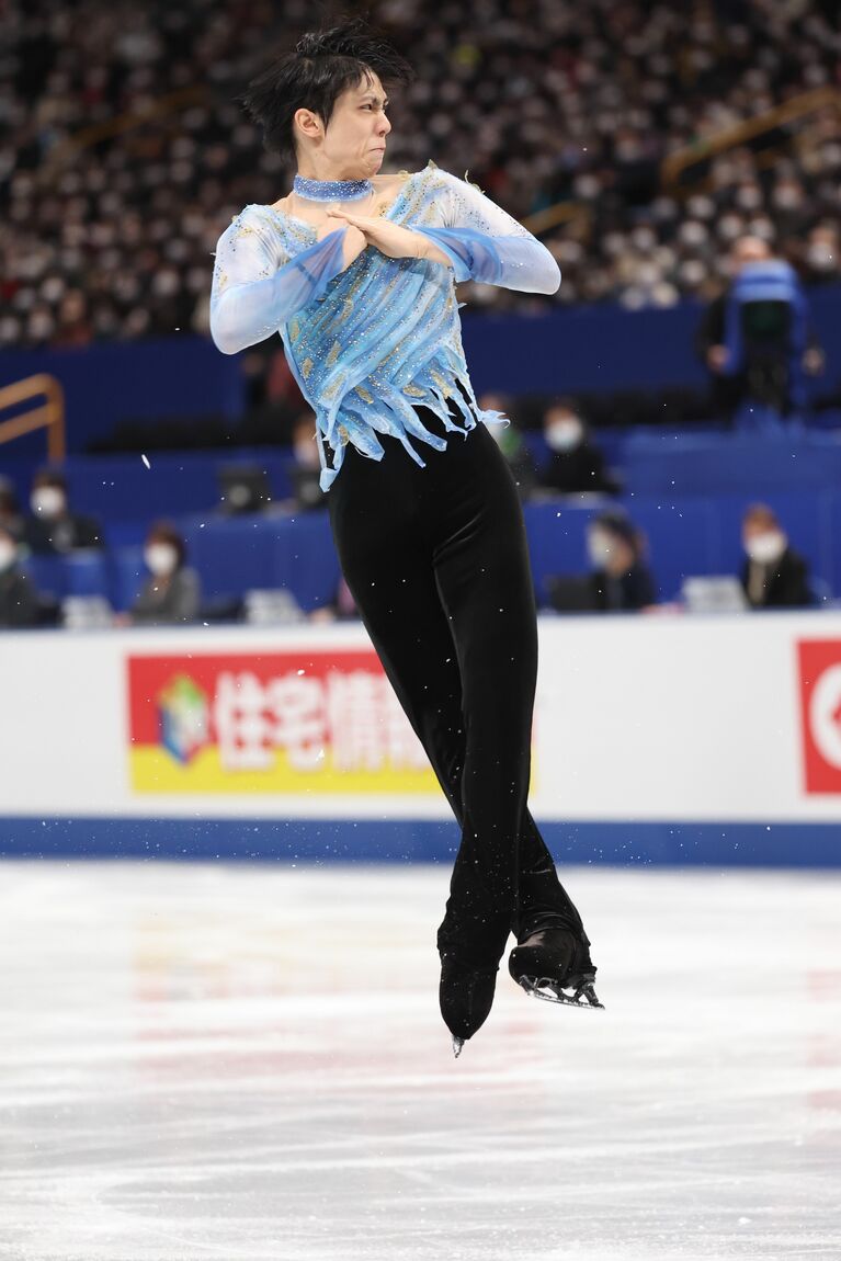 全日本選手権での羽生結弦　©getty