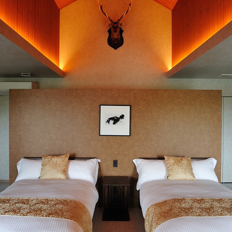 客室はそれぞれ独立した3棟3室のみ。いずれも2名での利用が基本。