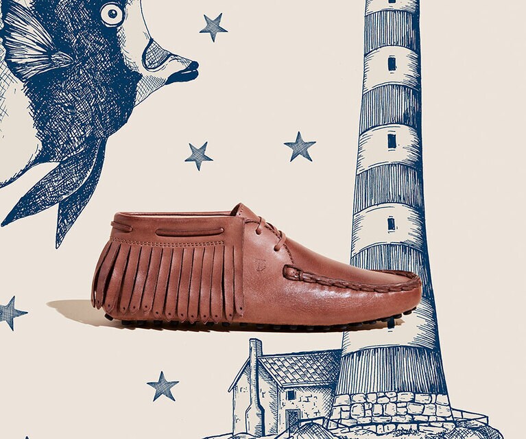 レザー ゴンミーニ デザートブーツ 91,300円。