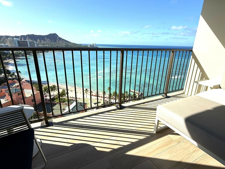 「ダイヤモンドヘッド オーシャンフロント」からの眺望。