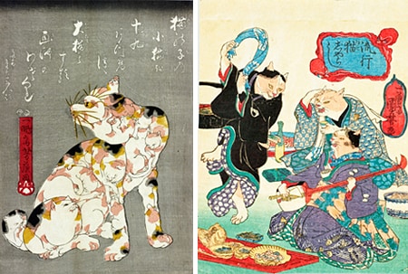 2ページ目)江戸時代からやっぱりネコが好き！ 浮世絵243点大集合