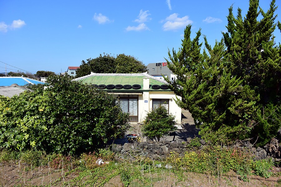 東海岸で見かけた民家。どことなく沖縄の民家と似ています。