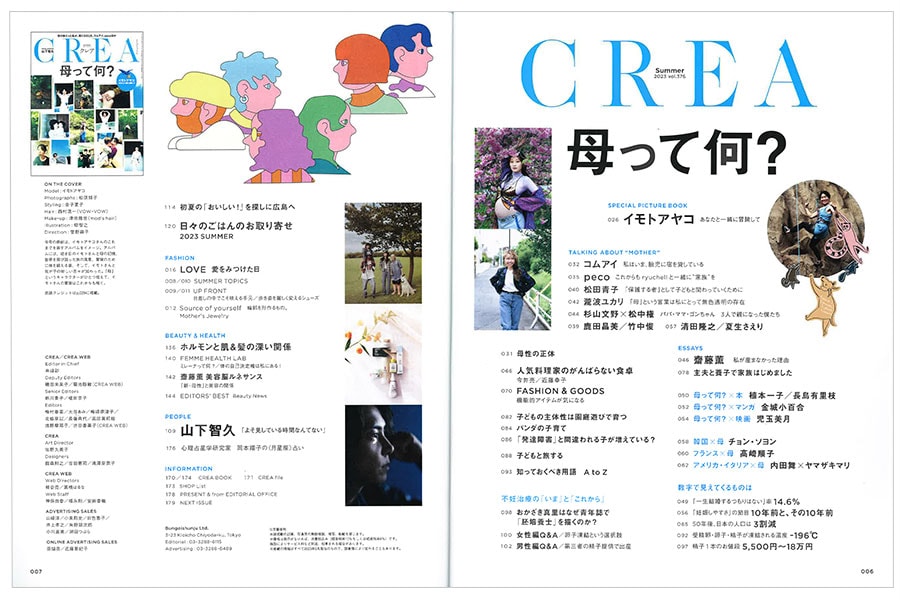 2023年夏号目次。