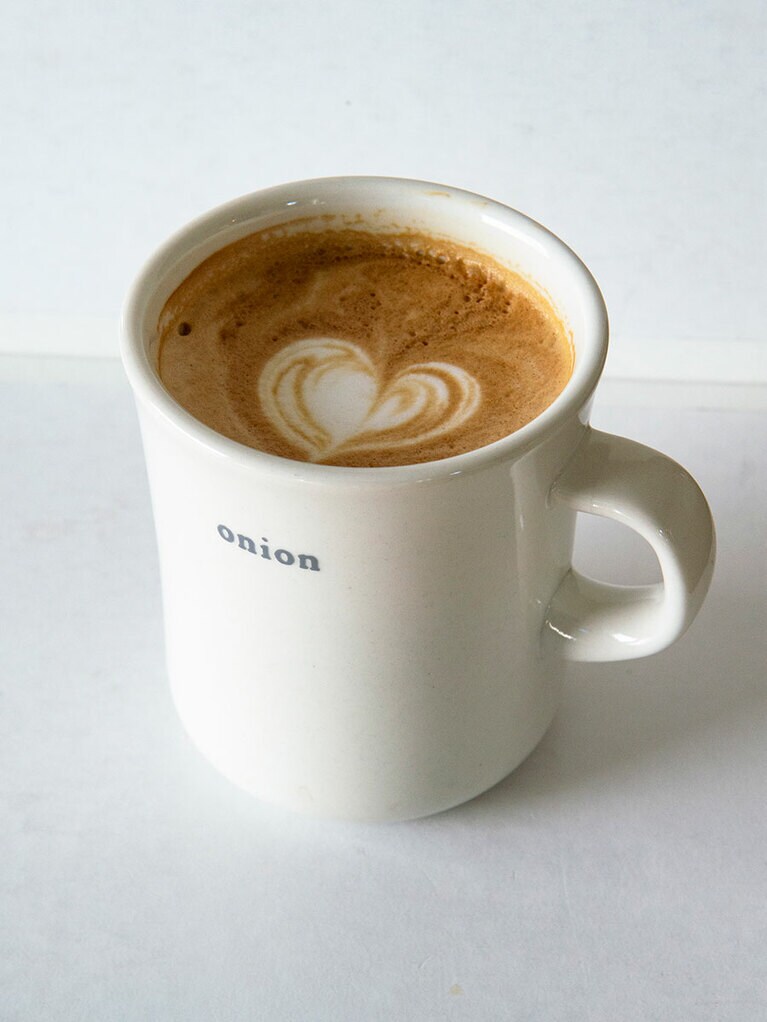 カフェラテ W5,500。