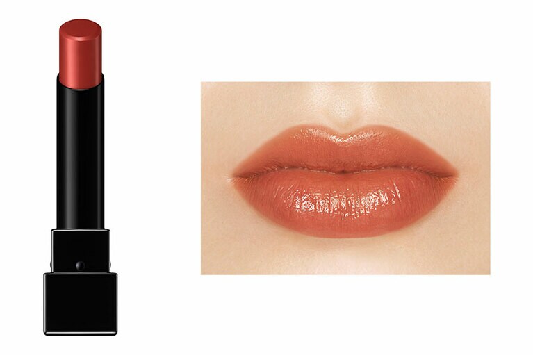 【プチプラコスメ・ザ・ベスト2021〈1〉ケイト リップモンスター】黄味強めのブラウンカラー、10 地底探検(Web限定カラー)。