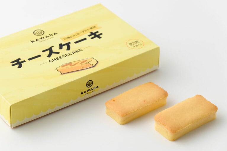 田園プラザオリジナルヨーグルトチーズケーキ 950円（4個）。