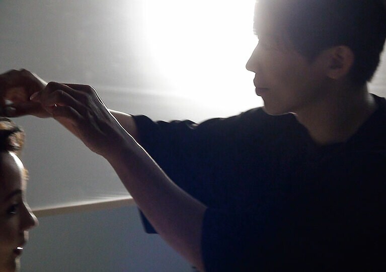 トリンドル玲奈さん、小田切ヒロさん。