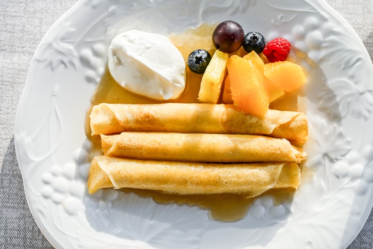 インルーム「ハワイアンブレックファースト」。