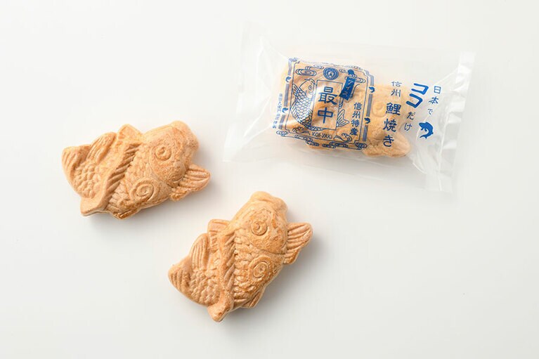 鯉焼きアイス最中 2,400円(税込、6匹入り)／藤田九衛門商店