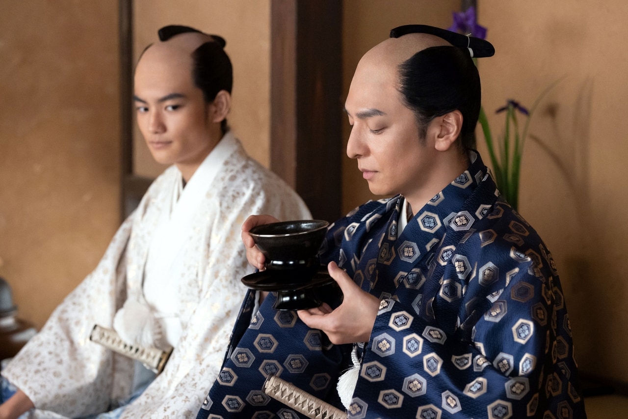 大河ドラマ『べらぼう～蔦重栄華乃夢噺～』第47回「饅頭こわい」の場面カット。（C）NHK