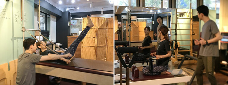 マシンを使うと「体のどこを使うか」がよくわかり、負荷のかかり方が倍増して効果もUP！