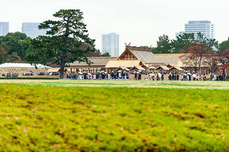 大嘗宮は建材の再利用が計画されている。