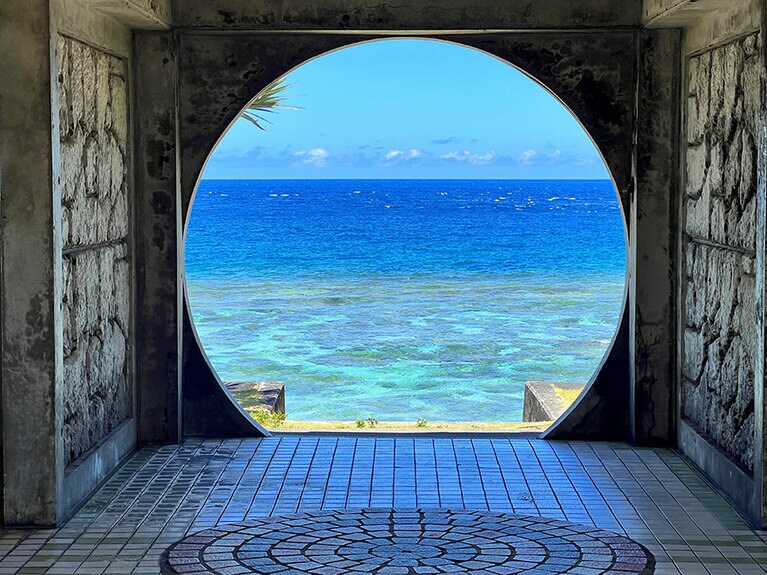 【沖縄県】与那国島ダンヌ浜。