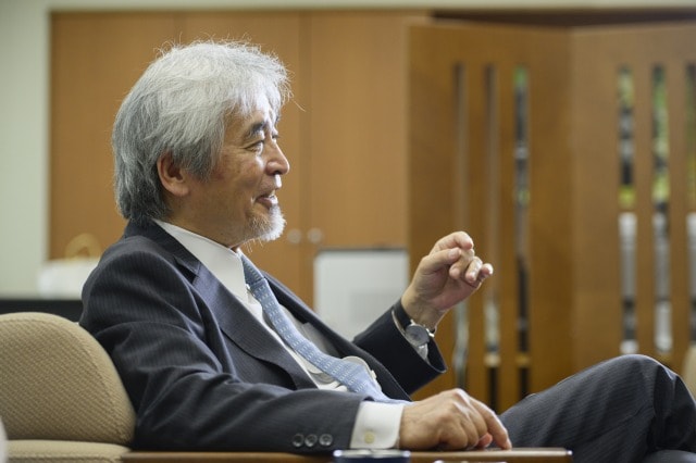 山極寿一さん 撮影:釜谷洋史