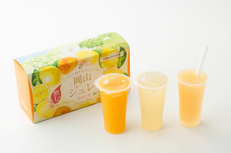 【岡山県】飲む 岡山ジュレ 1,188円（3本入り）／竹久夢二本舗敷島堂