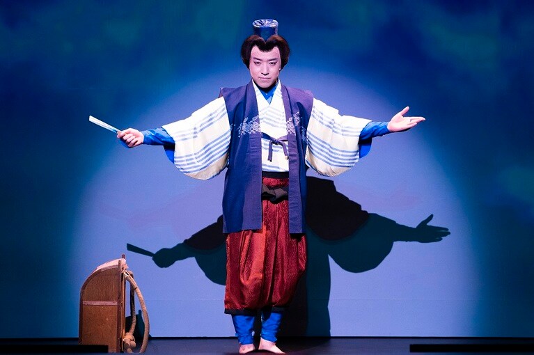 23代目オオアカ屋（中村萬太郎）©SQUARE ENIX／『新作歌舞伎 ファイナルファンタジーⅩ』製作委員会