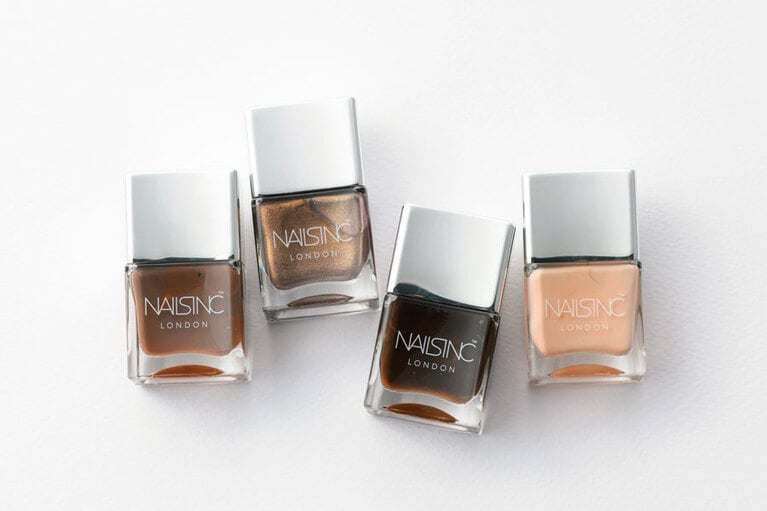 ネイルズ インク チョコロット ネイルポリッシュ(左から：ビーン アラウンド ザ ワールド、エブリディ アイム トリュフィング、ドント ビー ビター、アイム ディアリィ イン ラブ)各2,800円／ティー エー ティー すべての写真を見る