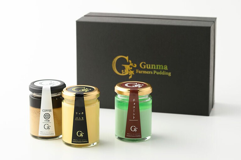 Serendip(セレンディップ)「群馬ファーマーズプリン」各550円(約100g、6個入りは4,600円)／群馬県