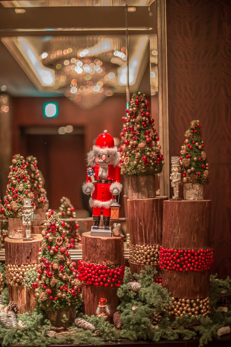 シャングリ・ラ 東京のクリスマスツリー。