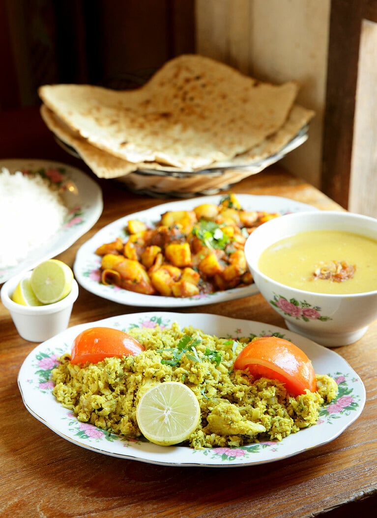 アラブの典型的な家庭料理を味わえる可愛い食堂「Al-Fanar」。