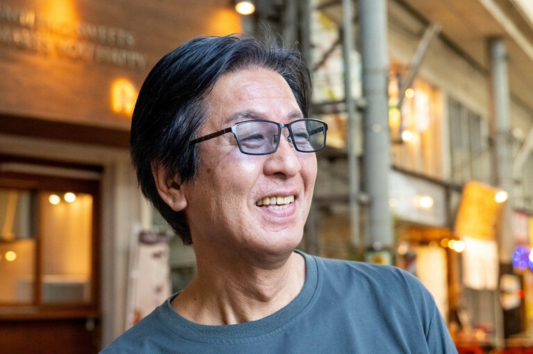 琉宮の明石光博さん。