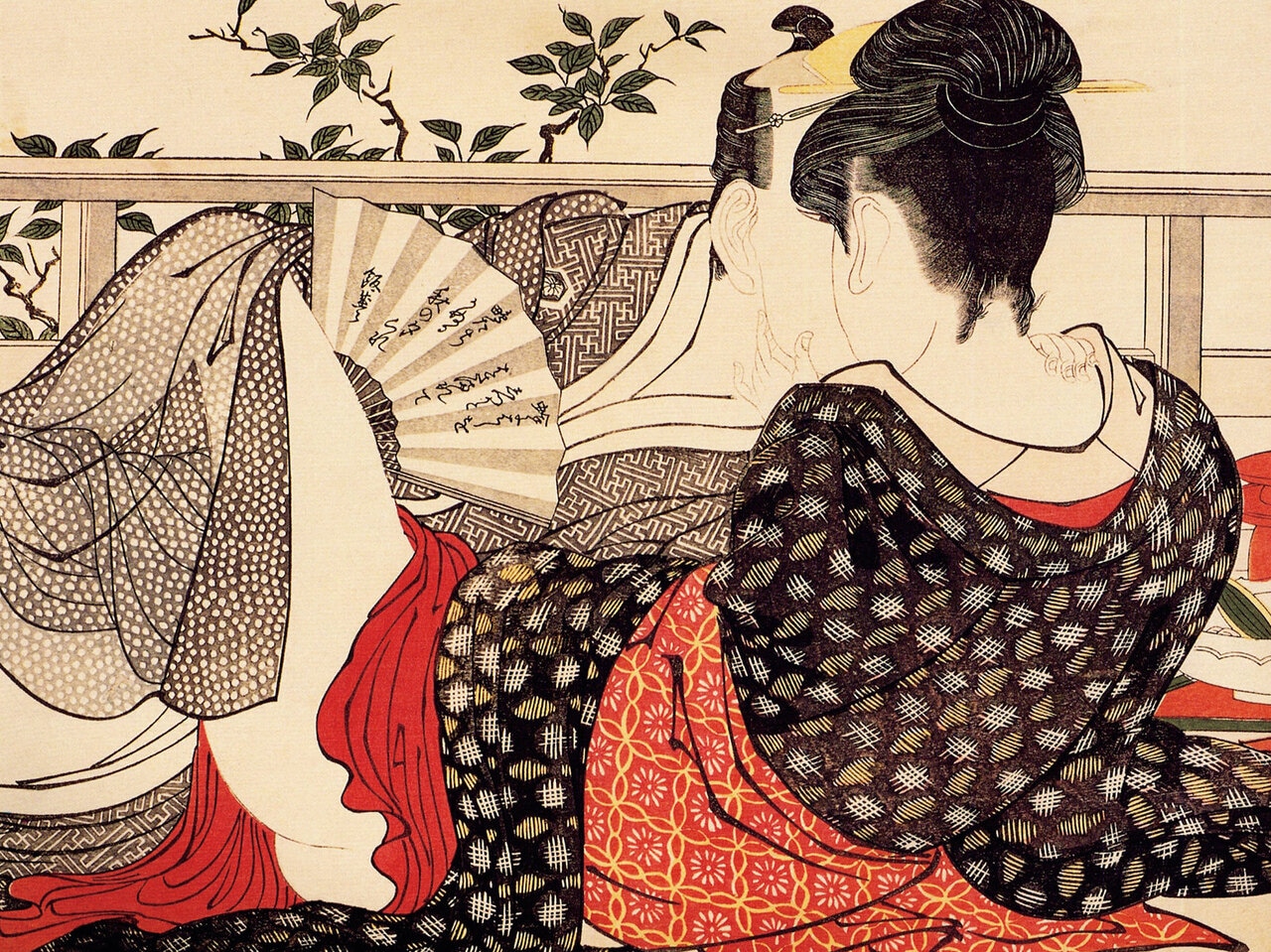 喜多川歌麿《歌満くら》1788年。