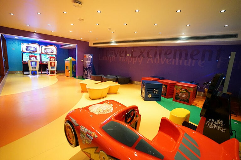 ファミリーのためにプレイルーム（キッズルーム）も充実している。