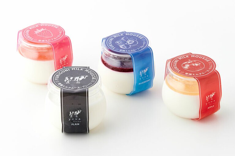 ノリット・ジャポン「yuwa 雪国ミルクムース」1,512円(4種セット)／秋田県