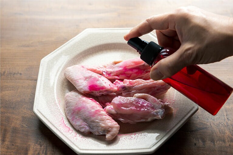 しゅしゅっと振るのを習慣に。