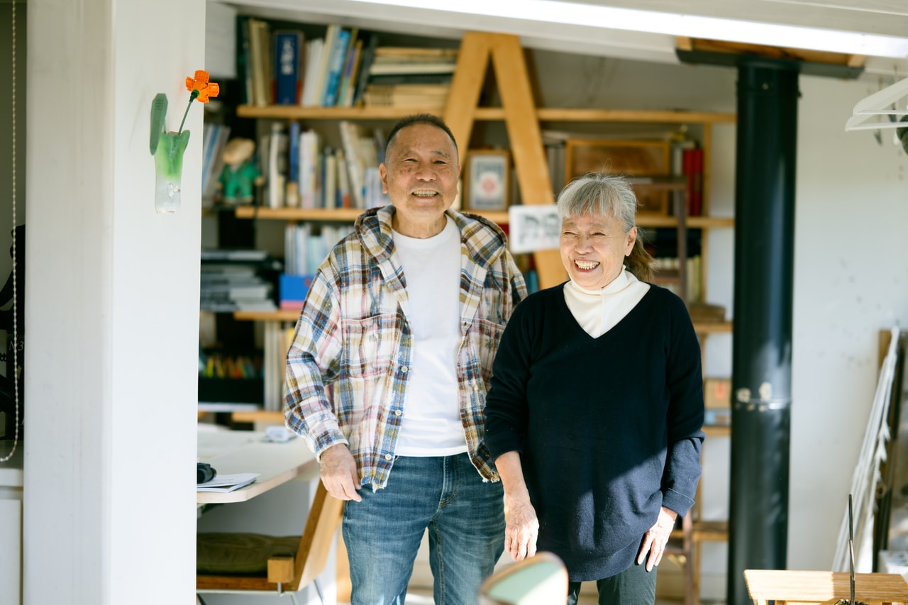 左：近田春夫さん、右：こぐれひでこさん。